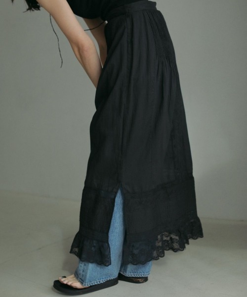 anuke スカート Tuck Lace Skirt 62510803 : ZOZOTOWN Yahoo!店 - 通販 