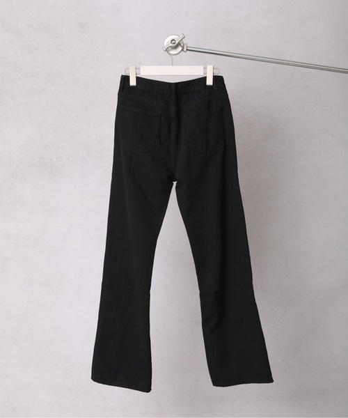 [ap retro] ботинки cut Denim брюки LARGE индиго голубой женский 