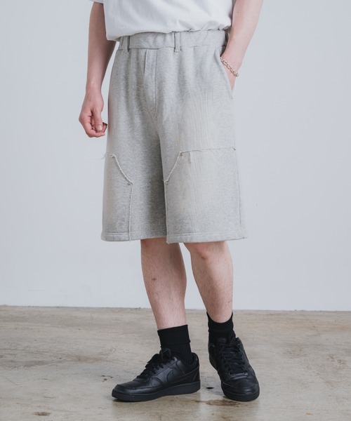 Remember. パンツ 「ヴィンテージライクスウェットハーフパンツ