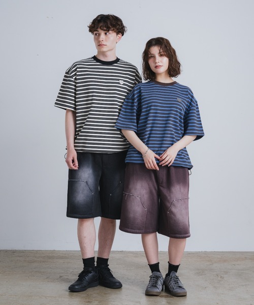Remember. パンツ 「ヴィンテージライクスウェットハーフパンツ