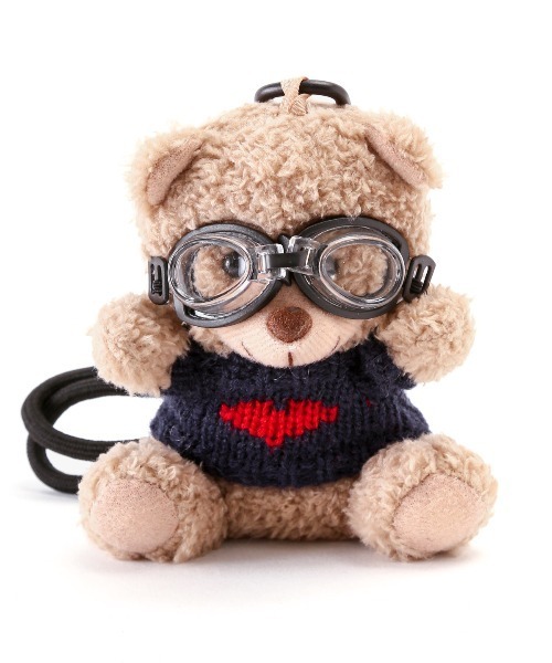 チャーム パイロットテディベアぬいぐるみチャーム レディース