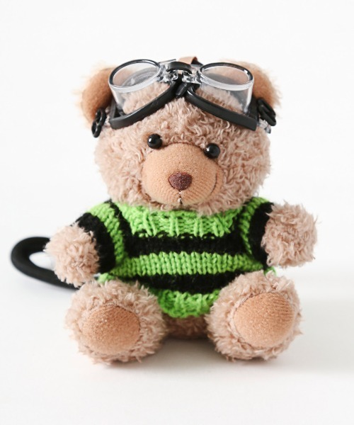 チャーム パイロットテディベアぬいぐるみチャーム レディース