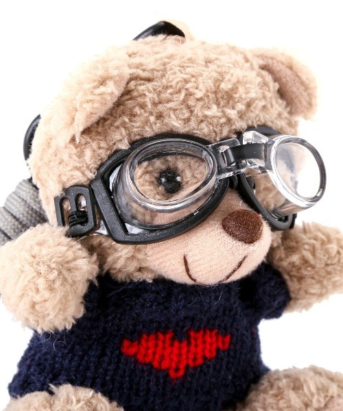 MCM 美品 ヴィセトス バッグチャーム キーホルダー くまパイロット MCM（エムシーエム）の「MCM/エムシーエム/〈MCM Zoo〉ベアー チャーム