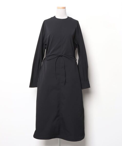 HYKE ワンピース HYKE 「HYKE」 長袖ワンピース 1 ブラック レディース