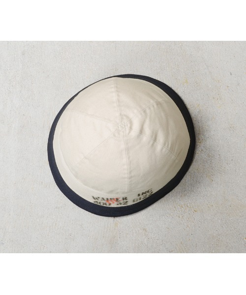 WAIPER.inc 帽子 ハット 米軍 セーラーハット STENCIL USNA VINTAGE