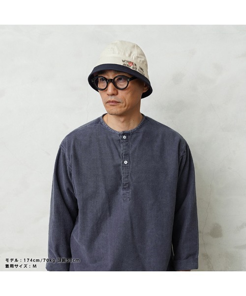 WAIPER.inc 帽子 ハット 米軍 セーラーハット STENCIL USNA