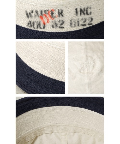 WAIPER.inc 帽子 ハット 米軍 セーラーハット STENCIL USNA
