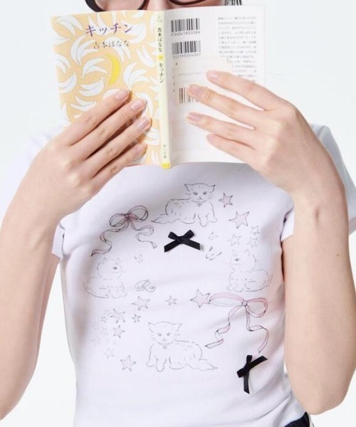 runningHIGH tシャツ 「runningHIGH」RIBBON CAT H/S TEE