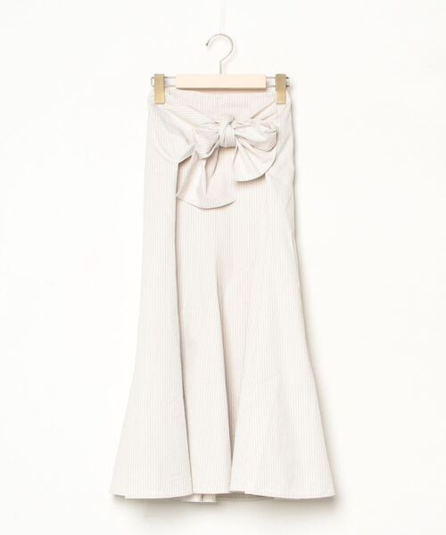 BEAMS Demi-Luxe 新品　ベージュ サイズ36 スカート Demi-Luxe BEAMS 「Demi-Luxe BEAMS」 フレアスカート 36