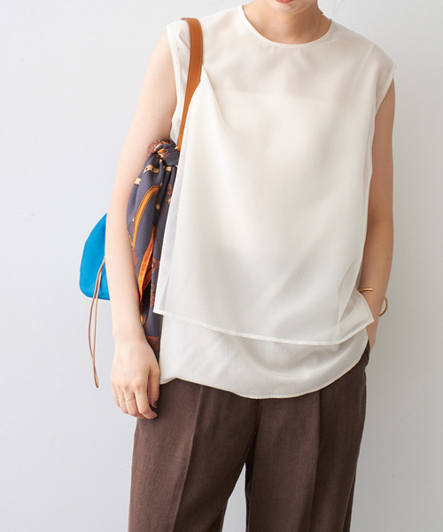Spick＆Span tシャツ レイヤードプルオーバー レディース