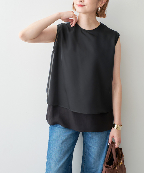 tシャツ レイヤードプルオーバー レディース