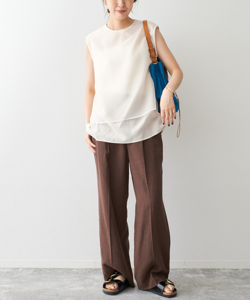 Spick＆Span tシャツ レイヤードプルオーバー レディース
