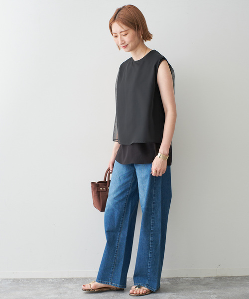 Spick＆Span tシャツ レイヤードプルオーバー レディース