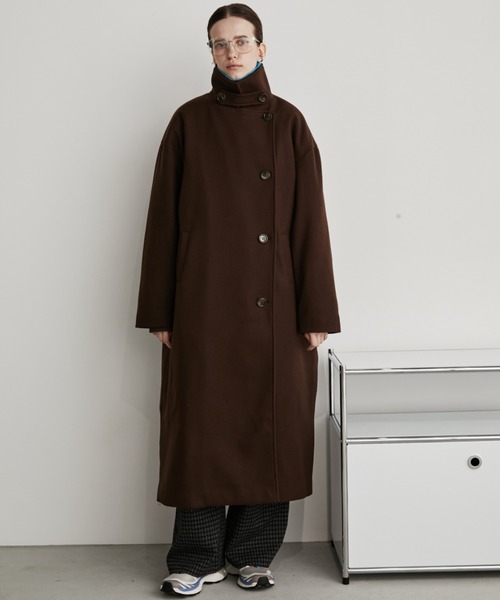 Auntie Rosa Holiday ステンカラーコート コート 3WAYスタンド