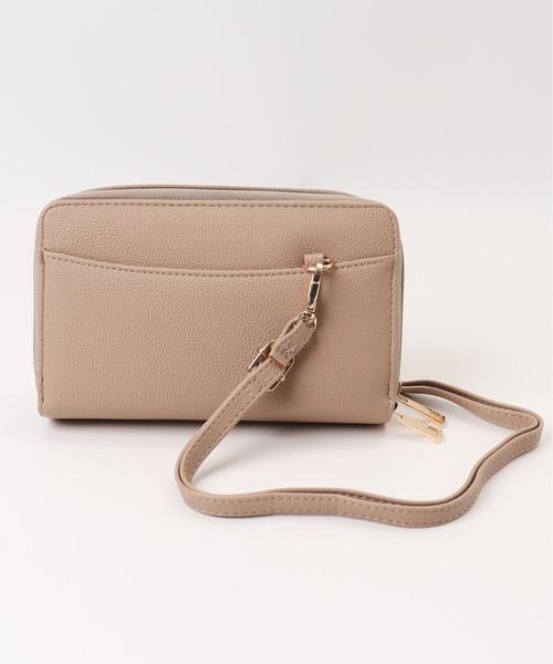 nishiumiさん♡ ウォレットショルダーバッグ ショルダーバッグ バッグ ダブルファスナー財布ショルダー