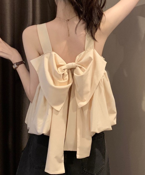deux amour キャミソール 前後2WAYリボンキャミ : ZOZOTOWN Yahoo!店