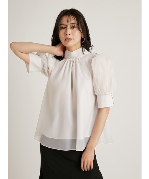 「SNIDEL」 半袖ブラウス ONE SIZE グリーン レディース SNIDEL 新作10%OFF スナイデル トップス 25春夏 オフショル