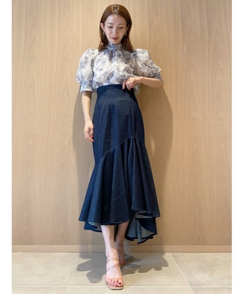 「SNIDEL」 半袖ブラウス ONE SIZE ピンク レディース SNIDEL 「SNIDEL」 半袖ブラウス ONE SIZE ピンク レディース