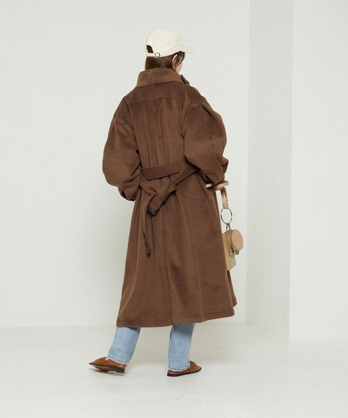 FREAK'S STORE（フリークスストア） チェスターコート フリ- ブラウン