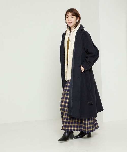 FREAK'S STORE（フリークスストア） チェスターコート フリ- ブラウン