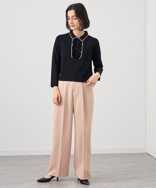 アナイ　七分袖ニット　38 ANAYI 「ANAYI」 7分袖ニット 38 ピンク レディース : ZOZOTOWN