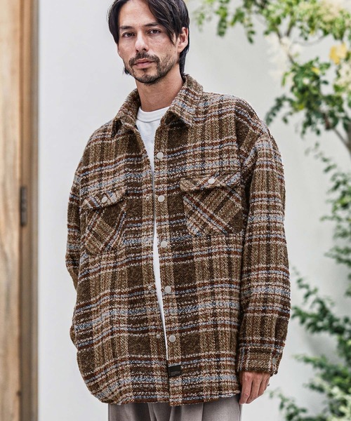 CAMBIO（カンビオ） コート ジャケット mj10924-Boucle Check CPO