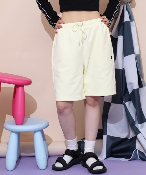 NERDY ハーフパンツ パンツ ワッペンハーフパンツ レディース