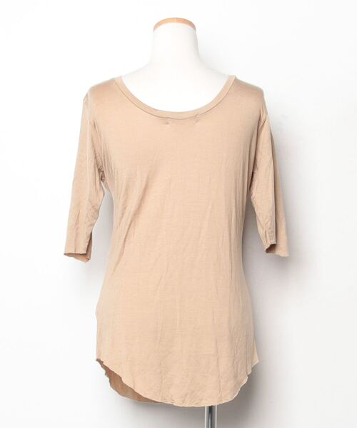「Uhr」 半袖カットソー - ベージュ レディース_画像2
