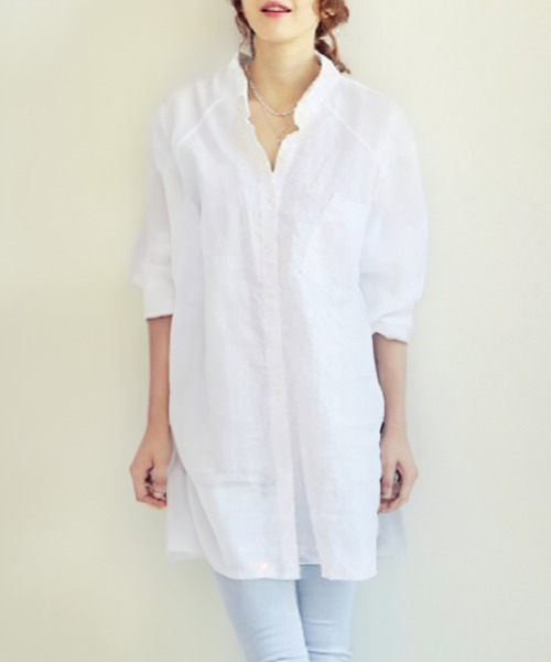 「Miniministore」 長袖シャツ XX-LARGE ホワイト レディース