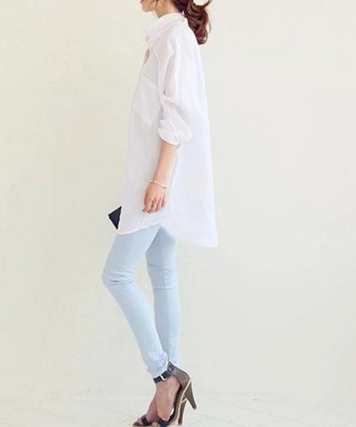 「Miniministore」 長袖シャツ XX-LARGE ホワイト レディース