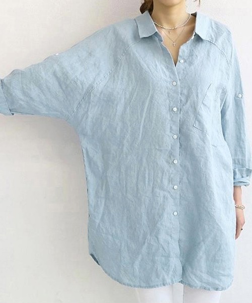 「Miniministore」 長袖シャツ XX-LARGE ホワイト レディース