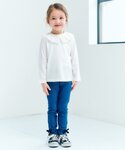 tシャツ 「WEB限定」襟レースTシャツ/7d...の詳細画像5
