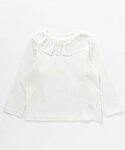 tシャツ 「WEB限定」襟レースTシャツ/7d...の詳細画像4