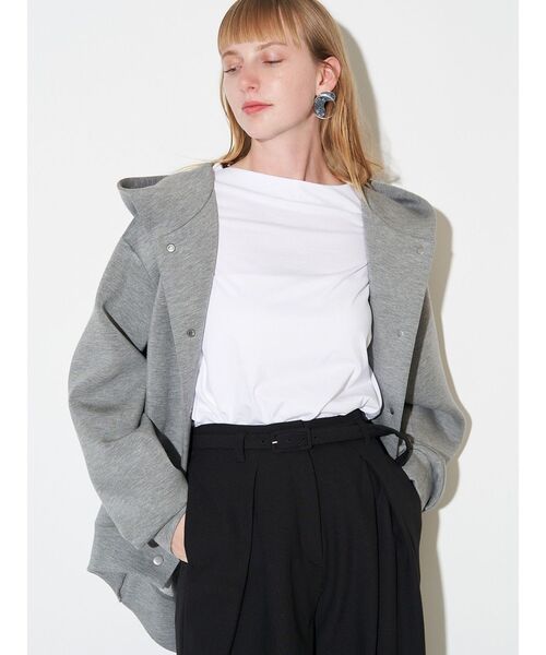 ELENDEEK（エレンディーク） パーカー タックヘムフーディ レディース