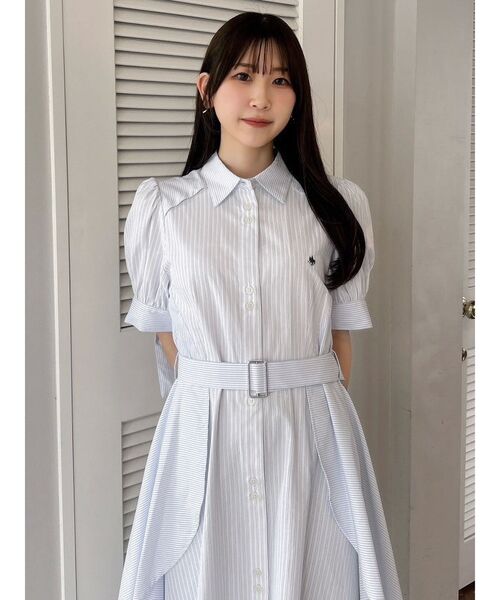 【POLO BCS コラボ】ヘムレイヤードシャツワンピース　Mサイズ POLO BCS コラボ】ヘムレイヤードシャツワンピース（ワンピース