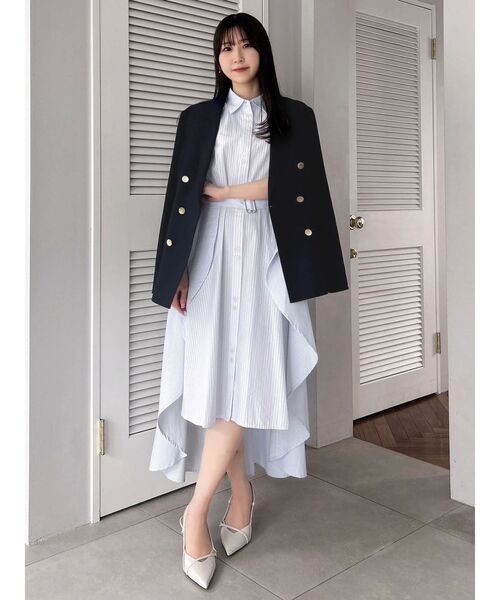 POLO BCS ワンピース 「POLO コラボ」ヘムレイヤードシャツ