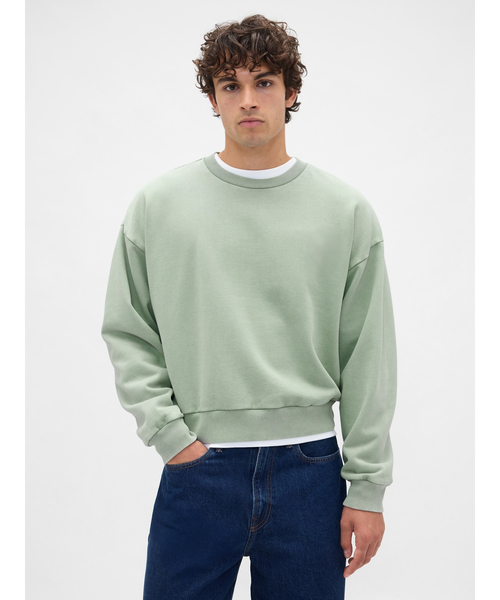 GAP（ギャップ） トレーナー スウェット ヘビーウェイト クロップド