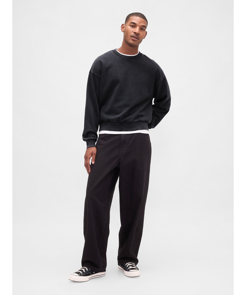 GAP（ギャップ） トレーナー スウェット ヘビーウェイト クロップド