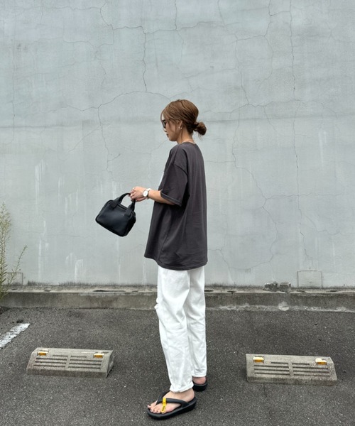 「ISOOK」 デニムパンツ M ホワイト レディース