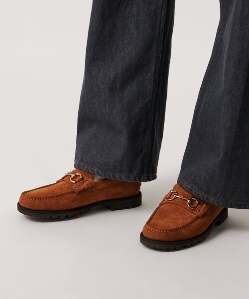 【別注】<Paraboot> スエード ビット ローファー　ユナイテッドアローズ 別注】＜Paraboot＞スエード ビットローファー（ローファー