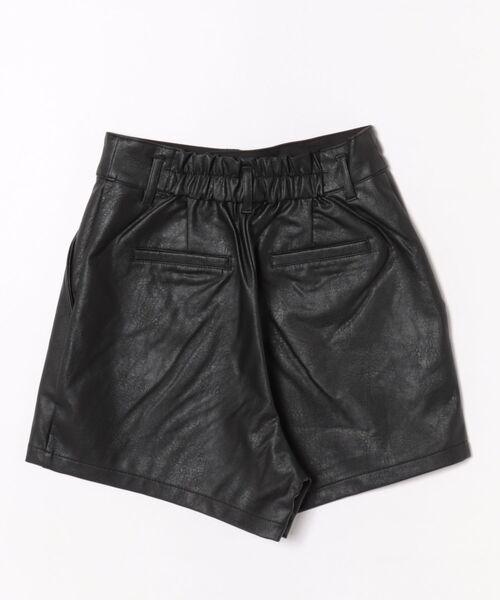 INGNI（イング） パンツ フェイクレザーショートパンツ レディース