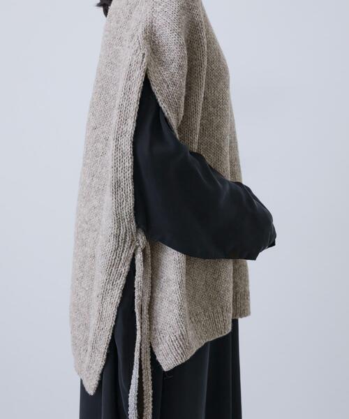 かぐれ ニット セーター ペルーワイドニットベスト レディース