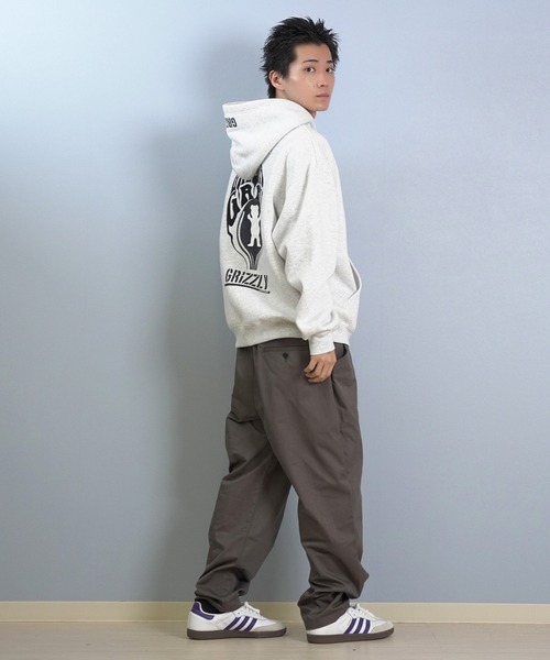 GRIZZLY（グリズリー） パーカー フルジップパーカー バックプリント