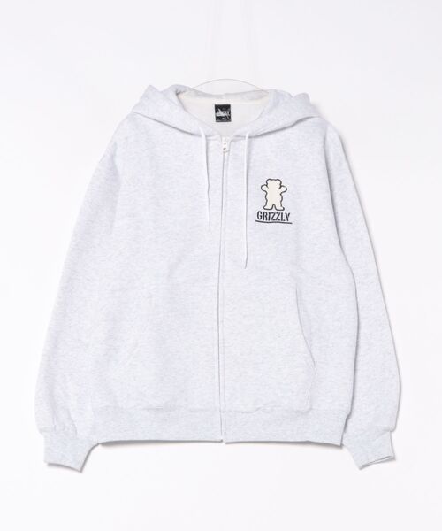 GRIZZLY（グリズリー） パーカー フルジップパーカー バックプリント