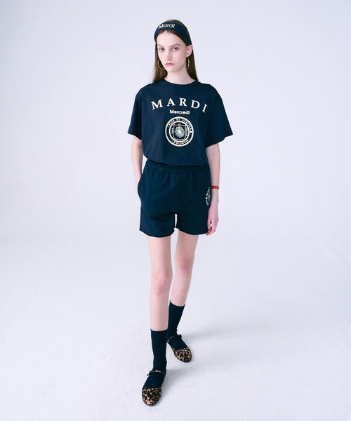 「Mardi Mercredi」 半袖Tシャツ FREE ネイビー レディース_画像3