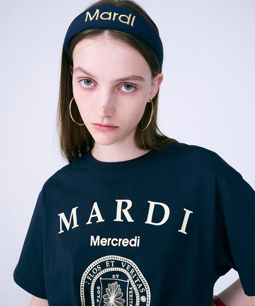 「Mardi Mercredi」 半袖Tシャツ FREE ネイビー レディース_画像5