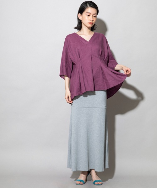 「Munich」 半袖ブラウス FREE ナチュラル レディース_画像2