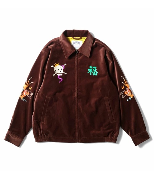 HOUSTON（ヒューストン） ブルゾン アウター COTTON VELVETEEN VIETNAM