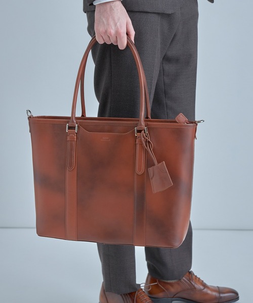 【再再値下げ】メンズビギ 本革トートバッグ メンズファッション通販 MEN'S BIGI ONLINE STORE (メンズビギ