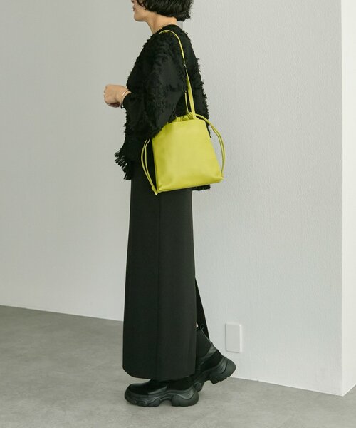 ear PAPILLONNER（イア パピヨネ） トートバッグ 「本革」シンプル巾着